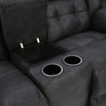 Haygen 3 Piece Sectional - Charcoal - Additional View 5
