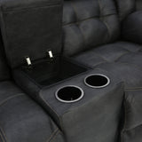 Haygen 3 Piece Sectional - Charcoal - Additional View 5