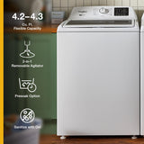 WHIRLPOOL WHITE 4.2CU TOP LOAD WASHER WITH 2-IN-1 REMOVABLE AGITATOR - Steel - Washers - Additional View 14