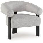 Ashley Furniture - DULTISH SNOW ACCENT CHAIR - White Fabric|Wood - Chairs