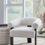 Ashley Furniture - DULTISH SNOW ACCENT CHAIR - White Fabric|Wood - Chairs - Additional View 1