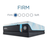 Tempur Sealy - Luxe Breeze 2.0 Firm Twin Xl Mattress - Black|White Fabric - Mattresses