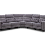 ELLIOT PEWTER 5 PIECE POWER SECTIONAL