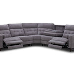 ELLIOT PEWTER 5 PIECE POWER SECTIONAL - Additional View 1