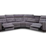 ELLIOT PEWTER 5 PIECE POWER SECTIONAL - Additional View 1