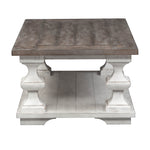 Liberty Furniture - SEDONA COCKTAIL TABLE - White|Dark Brown Wood - Tables - Additional View 3
