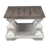 Liberty Furniture - SEDONA COCKTAIL TABLE - White|Dark Brown Wood - Tables - Additional View 3