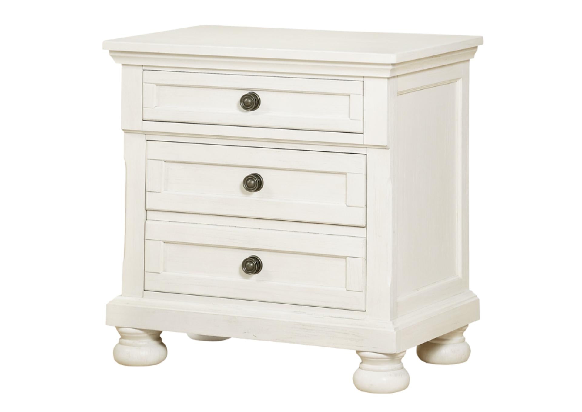 KINGSMAN WHITE NIGHTSTAND