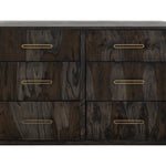 International Furniture Direct - Riverbend Dresser - Ember - Dark Brown Wood - Dresser & Mirror - Additional View 1