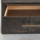 International Furniture Direct - Riverbend Dresser - Ember - Dark Brown Wood - Dresser & Mirror - Additional View 4