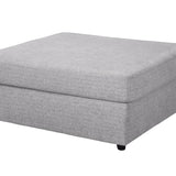 JAMESON ECRU OTTOMAN