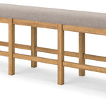 Ashley Furniture - HAVONPLANE 72" COUNTER HEIGHT BENCH - Light Brown Fabric|Wood - Benches - Additional View 2