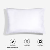 Bedgear - KING iPROTECT PILLOW PROTECTOR - White Fabric - Protectors - Additional View 5