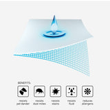 Bedgear - QUEEN iPROTECT PILLOW PROTECTOR - White Fabric - Protectors - Additional View 4
