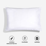 Bedgear - QUEEN iPROTECT PILLOW PROTECTOR - White Fabric - Protectors - Additional View 5