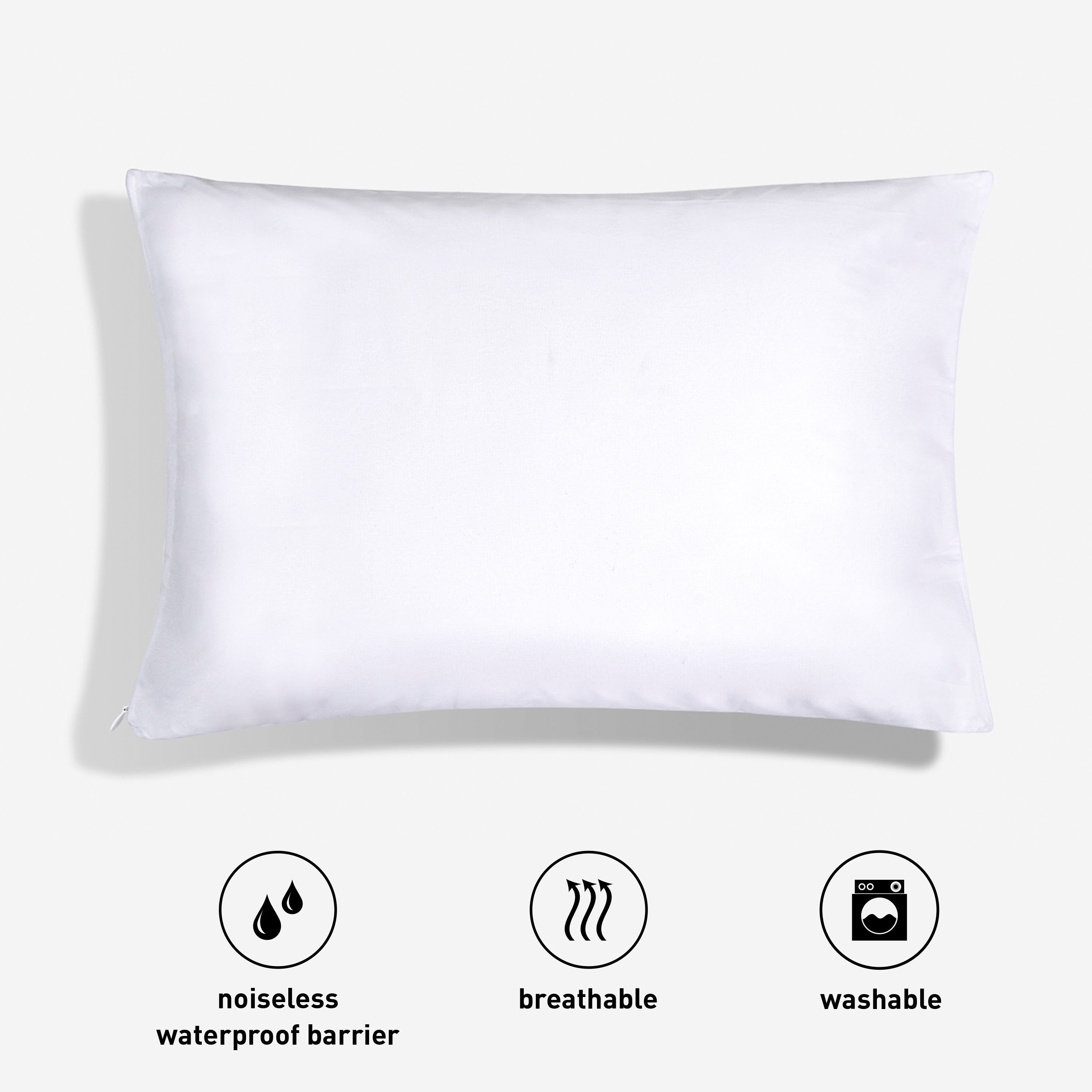 Bedgear - QUEEN iPROTECT PILLOW PROTECTOR - White Fabric - Protectors - Additional View 5