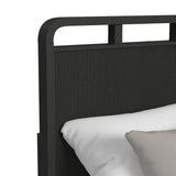 Elements International - RIDGEMONT BLACK KING BED - Wood - Beds - Additional View 4