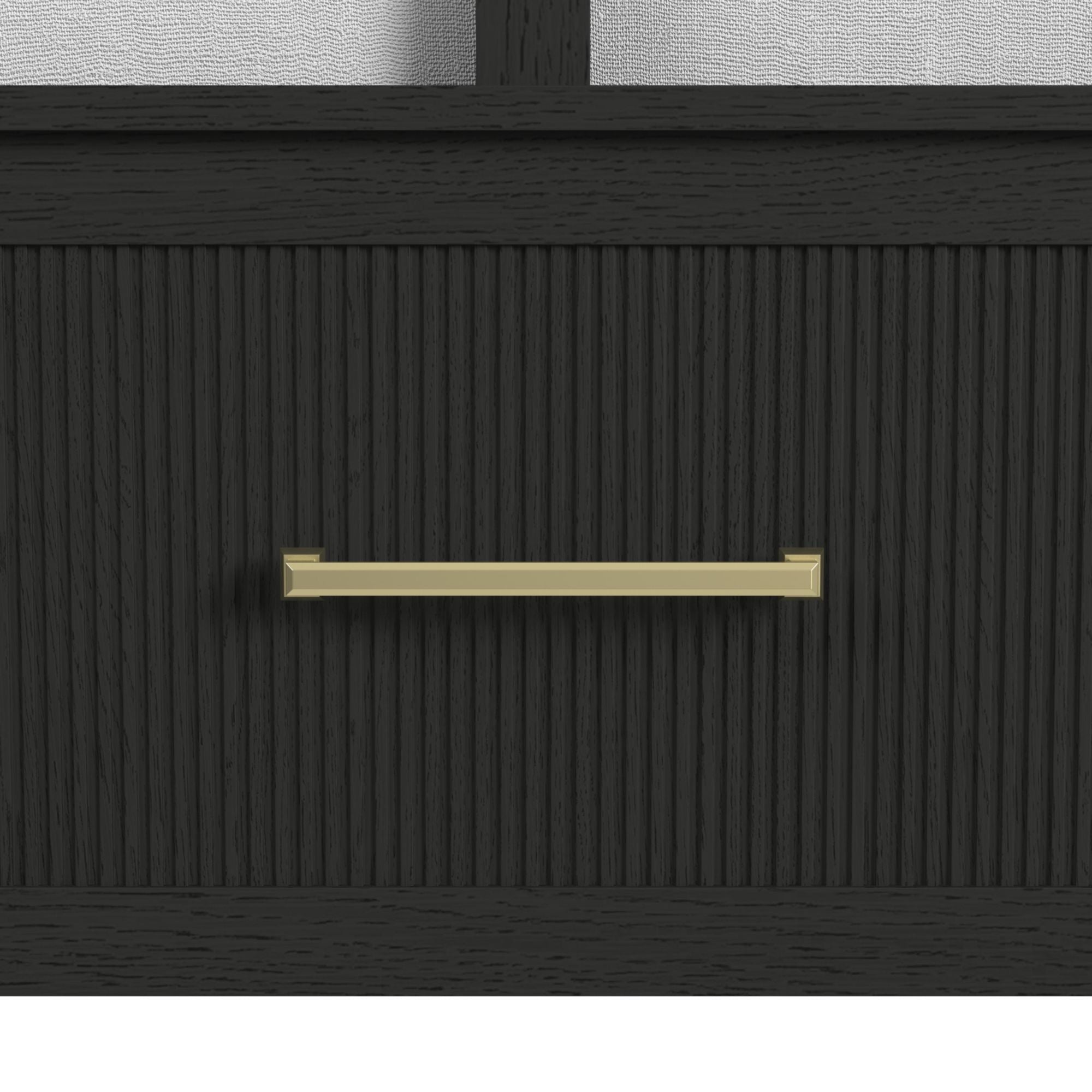Elements International - RIDGEMONT BLACK KING BED - Wood - Beds - Additional View 6