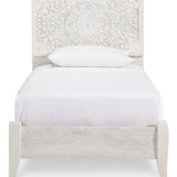 Ashley Furniture - Paxberry Twin Bed - White Wood - Beds - Additional View 6