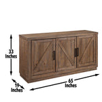 Steve Silver Furniture - RIVERDALE SERVER - Light Brown Wood - Servers - Additional View 1