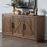 Steve Silver Furniture - RIVERDALE SERVER - Light Brown Wood - Servers - Additional View 5