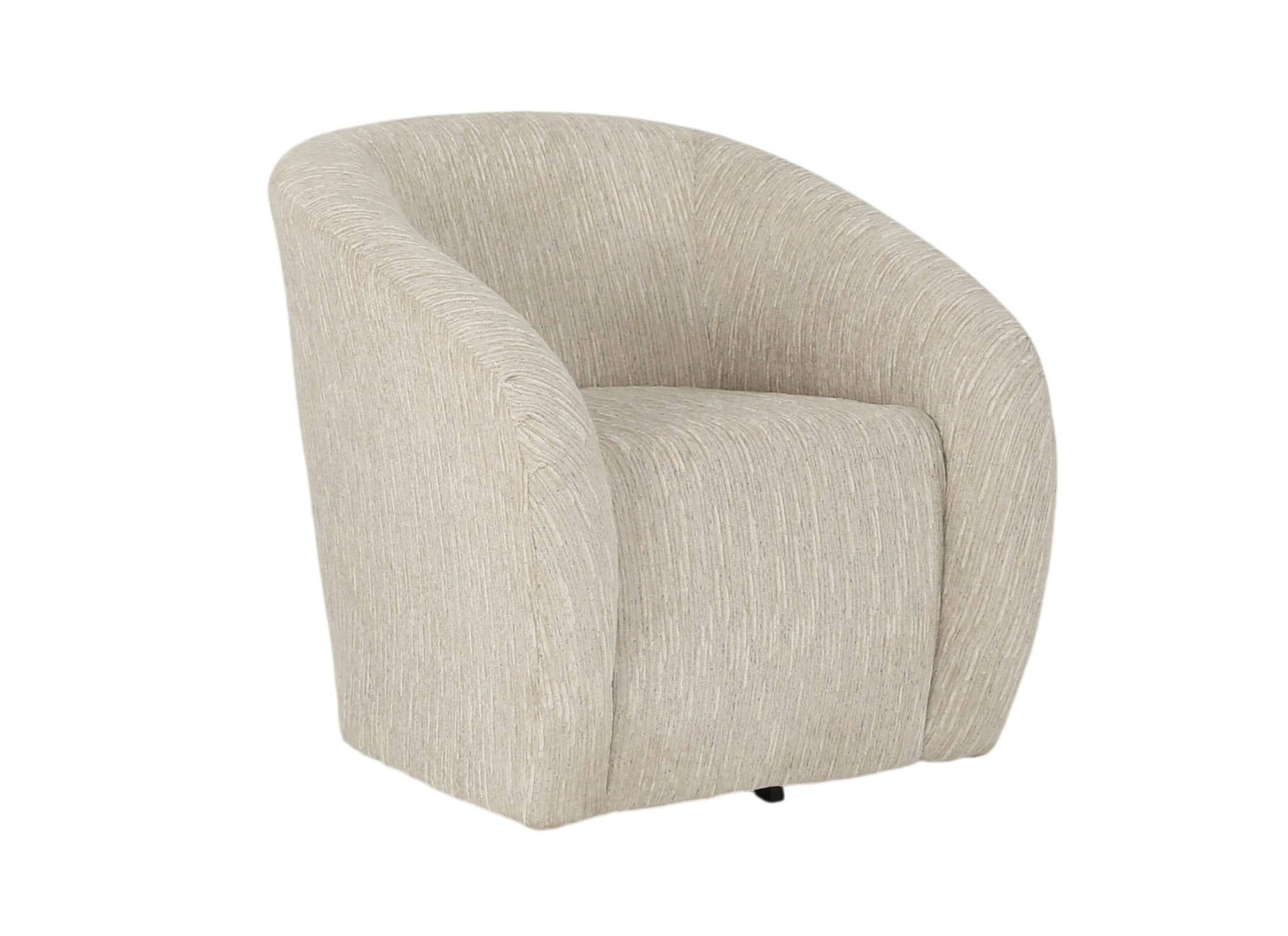 AIRILY LINEN SWIVEL CHAIR - Additional View 1