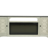 Montgomery Fireplace Console - White/Grey