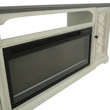 Montgomery Fireplace Console - White/Grey - Additional View 2
