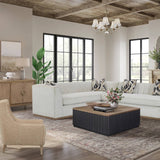 Elure Channel Cocktail Table - Peppercorn