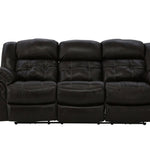 Hudson Leather Power Sofa - Chocolate