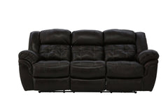 Hudson Leather Power Sofa - Chocolate