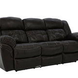 Hudson Leather Power Sofa - Chocolate - Additional View 1