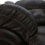Hudson Leather Power Sofa - Chocolate - Additional View 4