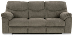 Ashley Furniture - Alphons Reclining Sofa - Beige Fabric - Sofas