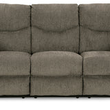 Ashley Furniture - Alphons Reclining Sofa - Beige Fabric - Sofas