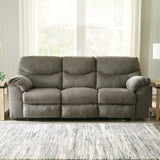 Ashley Furniture - Alphons Reclining Sofa - Beige Fabric - Sofas - Additional View 1