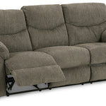 Ashley Furniture - Alphons Reclining Sofa - Beige Fabric - Sofas - Additional View 3