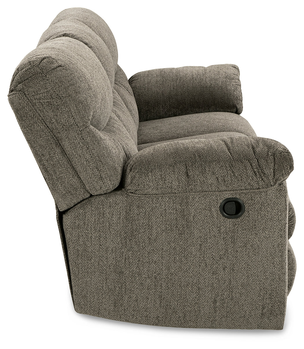 Ashley Furniture - Alphons Reclining Sofa - Beige Fabric - Sofas - Additional View 4