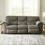 Ashley Furniture - Alphons Reclining Sofa - Beige Fabric - Sofas - Additional View 6