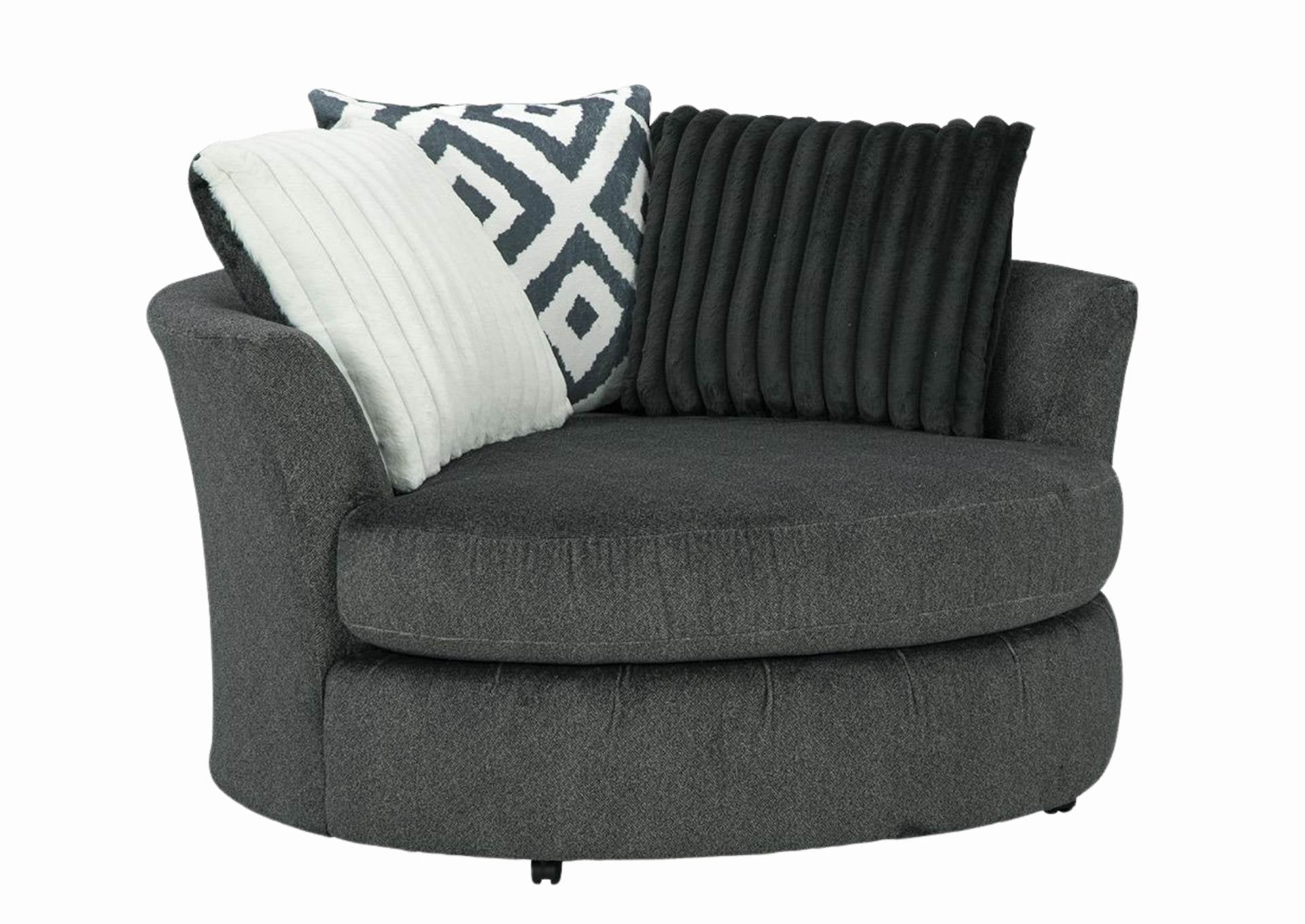Mondo Swivel Chair - Gunmetal