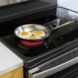 GE STAINLESS ELECTRIC FREE STANDING DOUBLE OVEN CONVECTION RANGE - Pearl Silver|Black - Ranges - Additional View 8