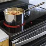 GE STAINLESS ELECTRIC FREE STANDING DOUBLE OVEN CONVECTION RANGE - Pearl Silver|Black - Ranges - Additional View 9