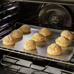 GE STAINLESS ELECTRIC FREE STANDING DOUBLE OVEN CONVECTION RANGE - Pearl Silver|Black - Ranges - Additional View 10