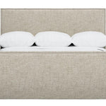 ALVAR LINEN KING UPHOLSTERED BED