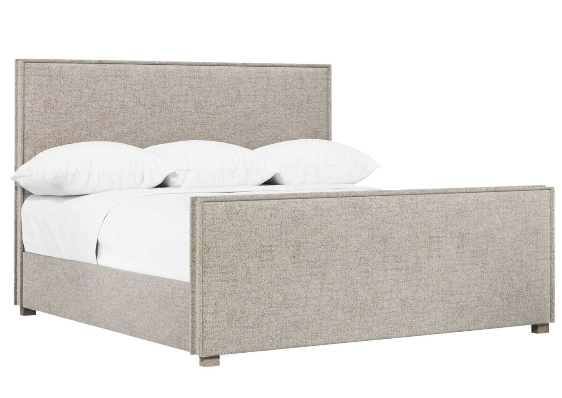 ALVAR LINEN KING UPHOLSTERED BED - Additional View 1
