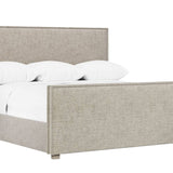ALVAR LINEN KING UPHOLSTERED BED - Additional View 1