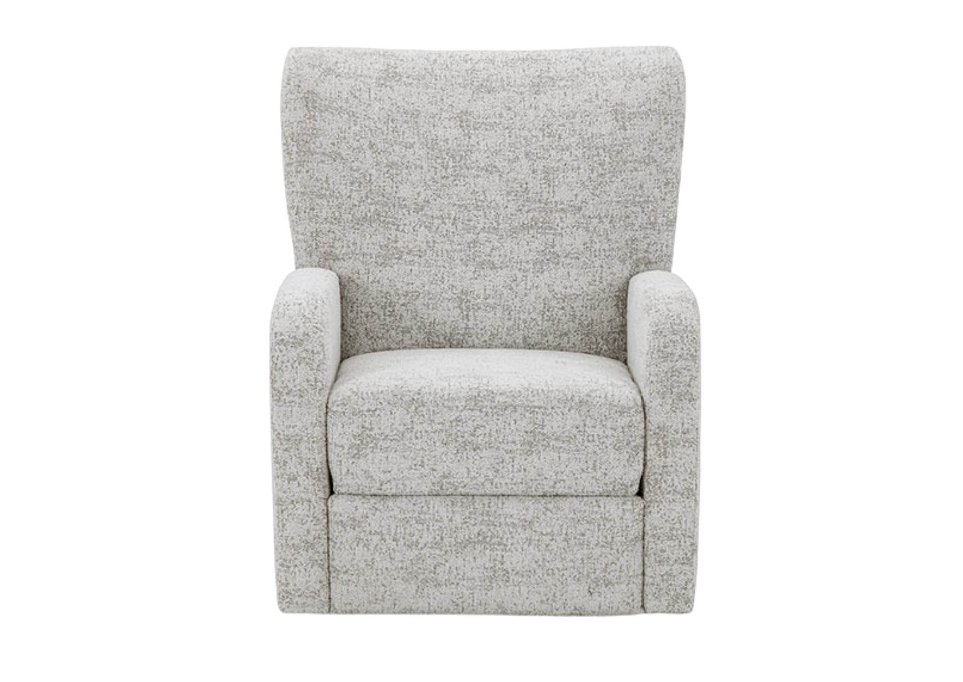 ATHEN PARCHMENT SWIVEL RECLINER