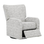 ATHEN PARCHMENT SWIVEL RECLINER - Additional View 1