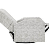 ATHEN PARCHMENT SWIVEL RECLINER - Additional View 3