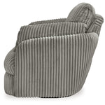 Ashley Furniture - TIE-BREAKER FOG SWIVEL GLIDER RECLINER - Dark Gray Fabric - Recliners - Additional View 7